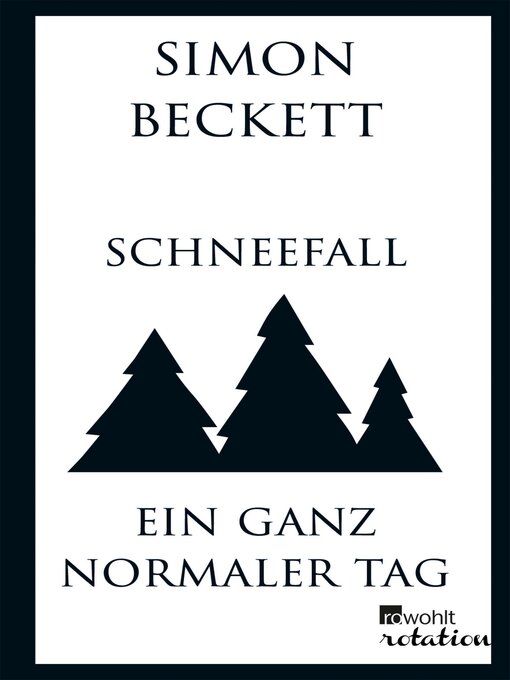 Title details for Schneefall & Ein ganz normaler Tag by Simon Beckett - Wait list